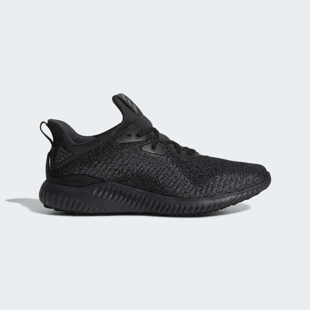 Adidas Men's Alphabounce EM Running Shoes Black/Metal/Dark Grey Ireland DB1090